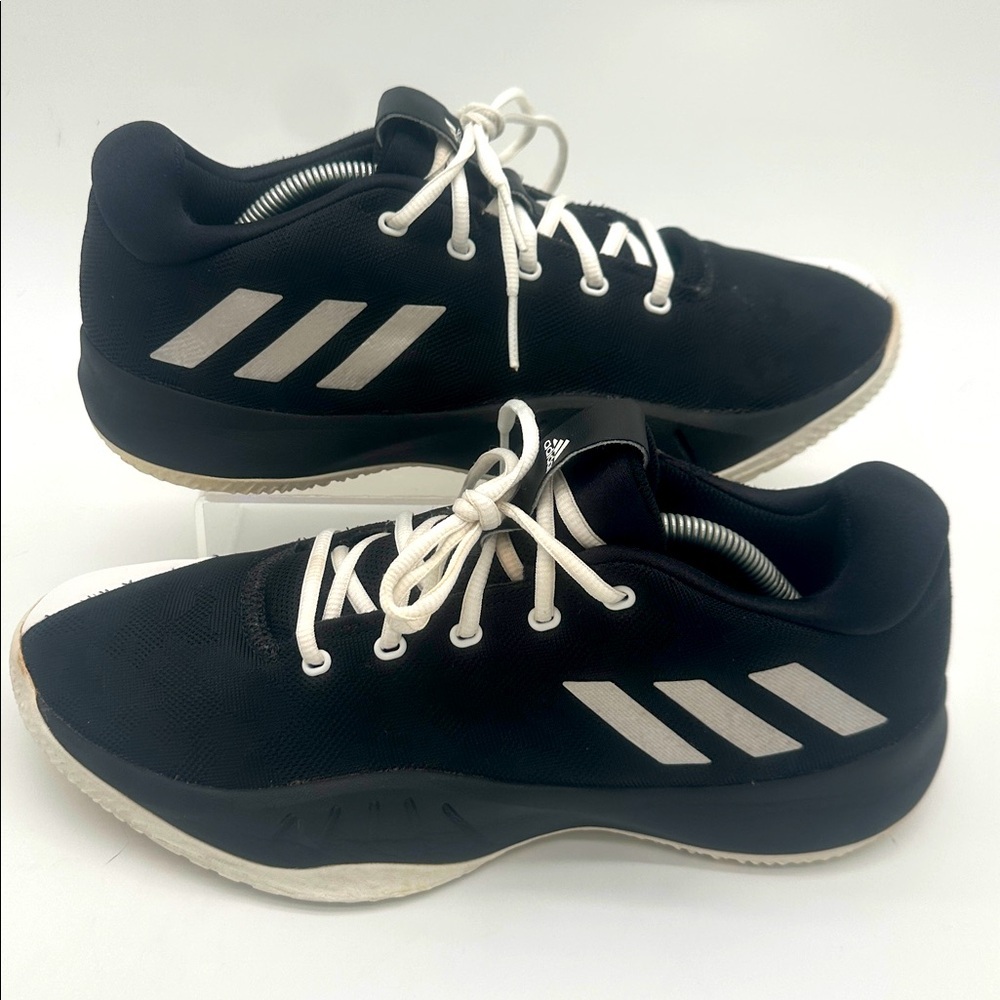 Adidas NXT LVL SPD VI Men's Black Athletic Shoes White Stripes Size 11.5